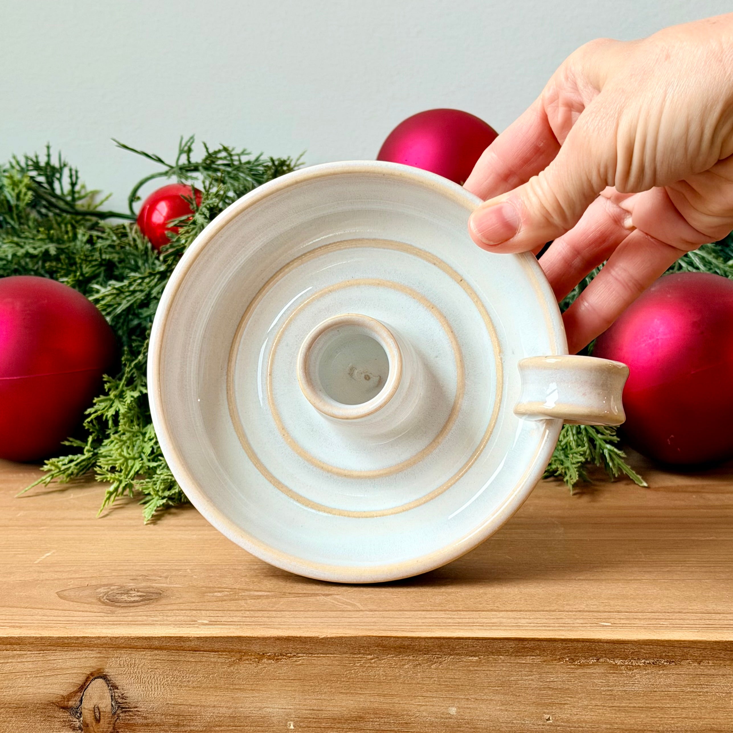 Chamber Candle Holder - Linen