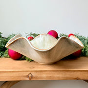 Wavy Bowl, Large - Natural