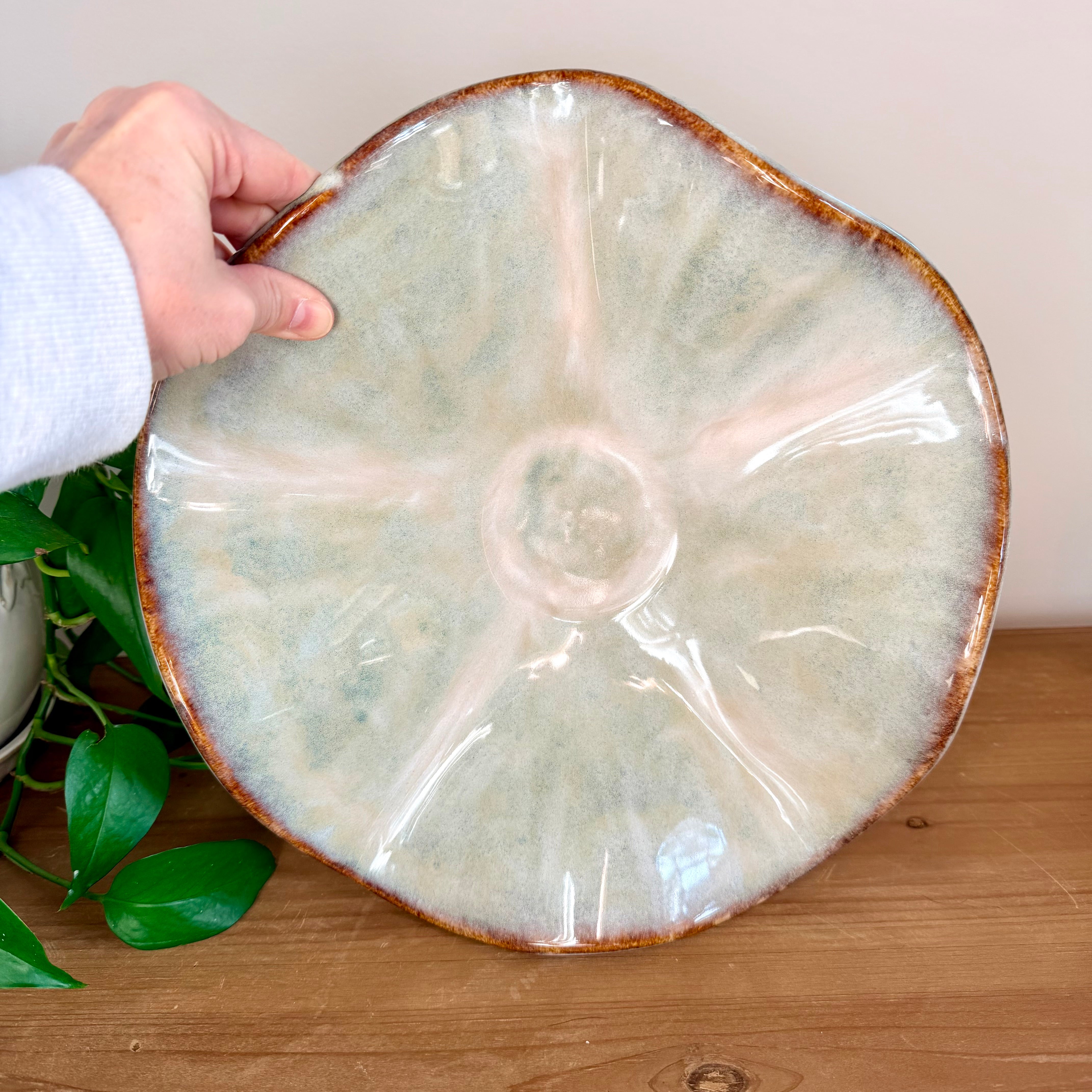 Wavy Bowl, Large - Natural