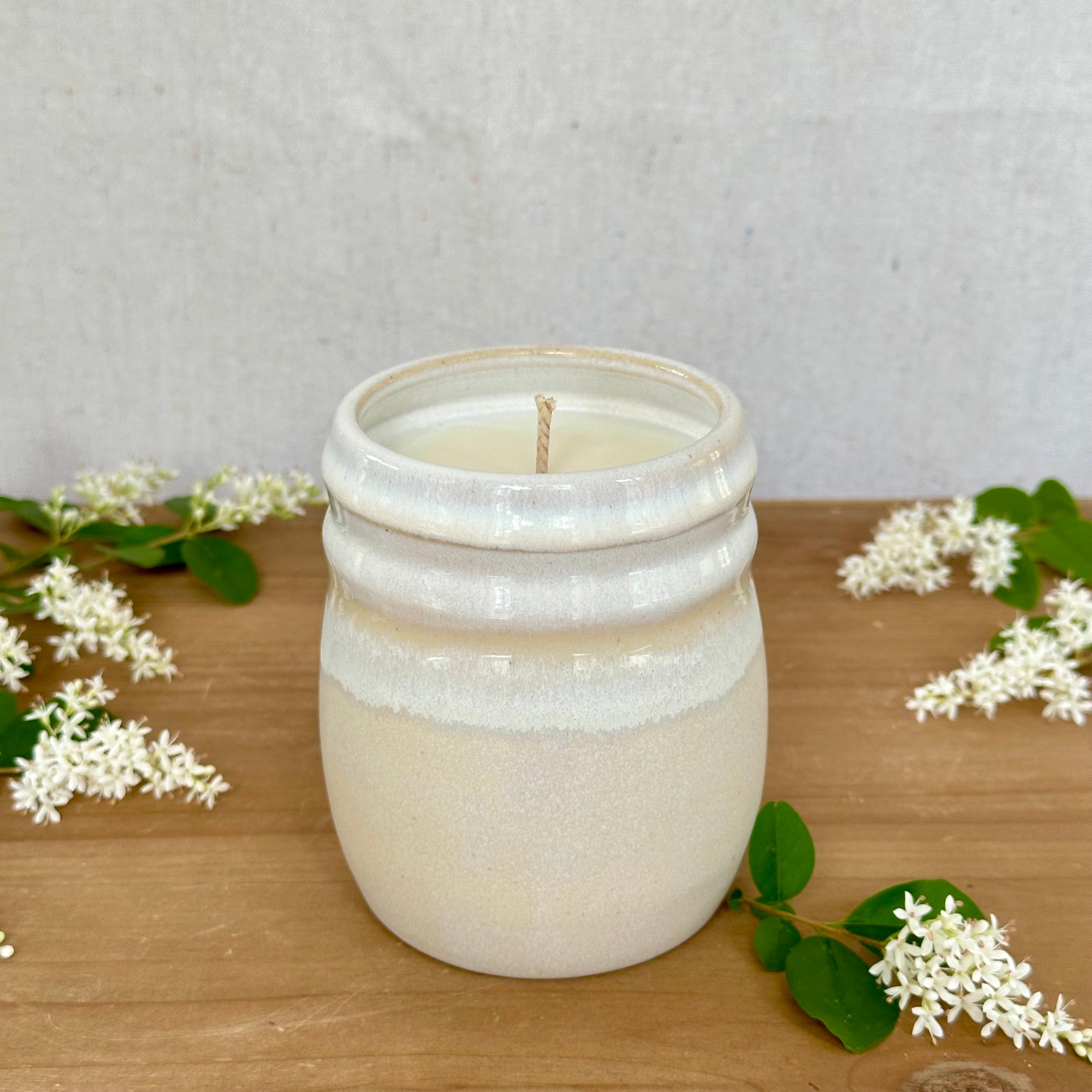 Heart Warmers Candle - Sea Foam, Flower Garden 14 oz. - Flower Field