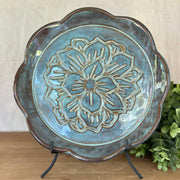 Scallop Plate 10” : Coastal Tide