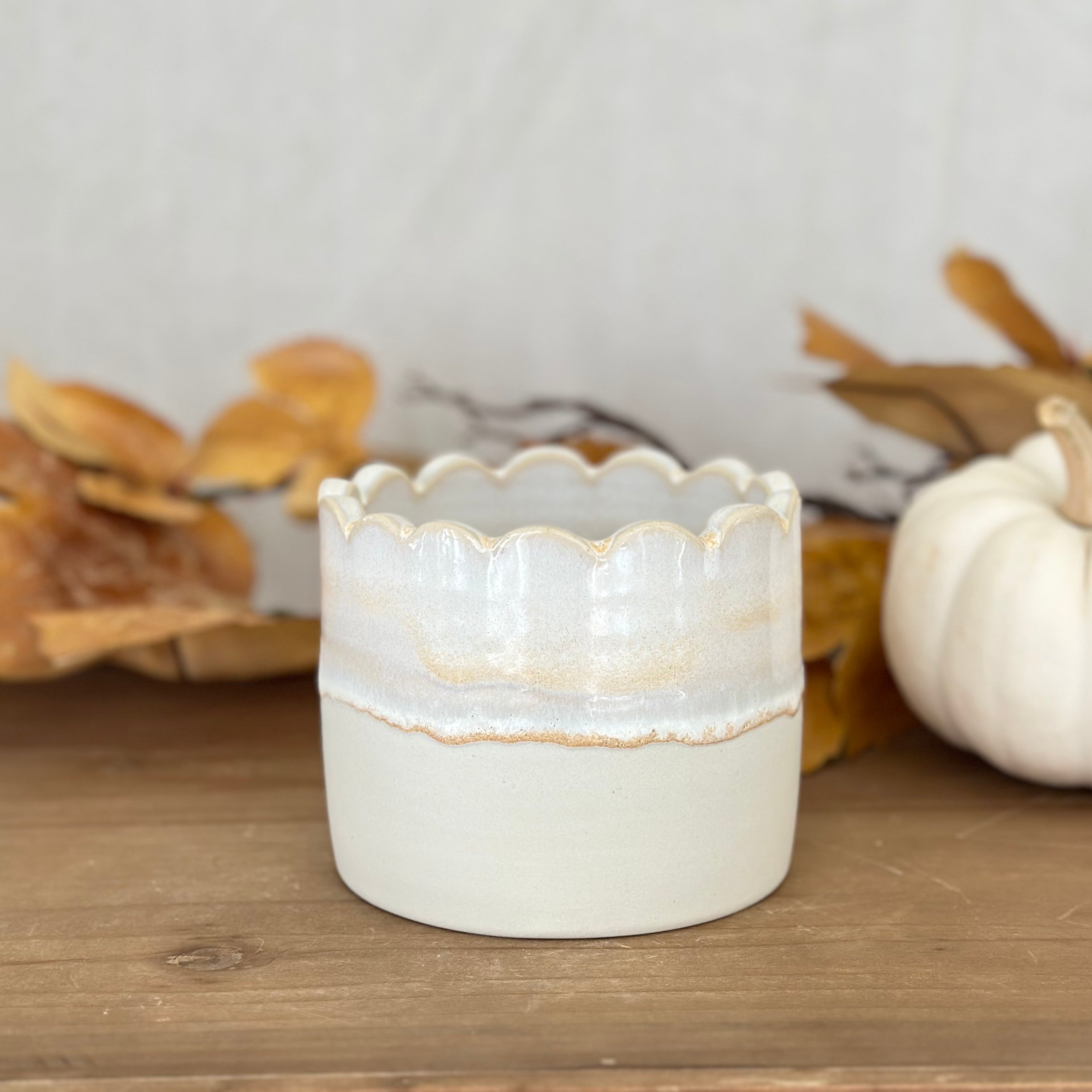Candle Cozy: Scalloped