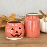 Jack O’Lantern Luminary and Vase Set - Orange