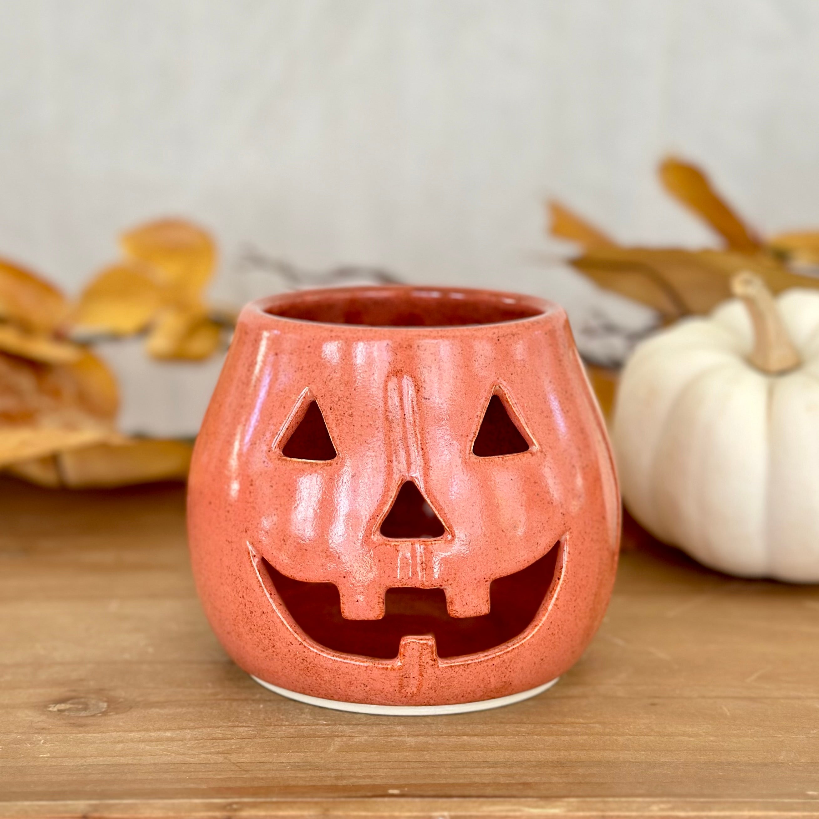 Jack O’Lantern Luminary - Orange/Round (Lg)