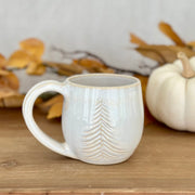 Mug: Carved Tree, 10 oz. (Cappuccino)