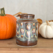 Vase: Barrel, Fall Feathers