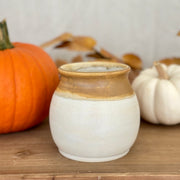 Vase (Round): Caramel and Cream