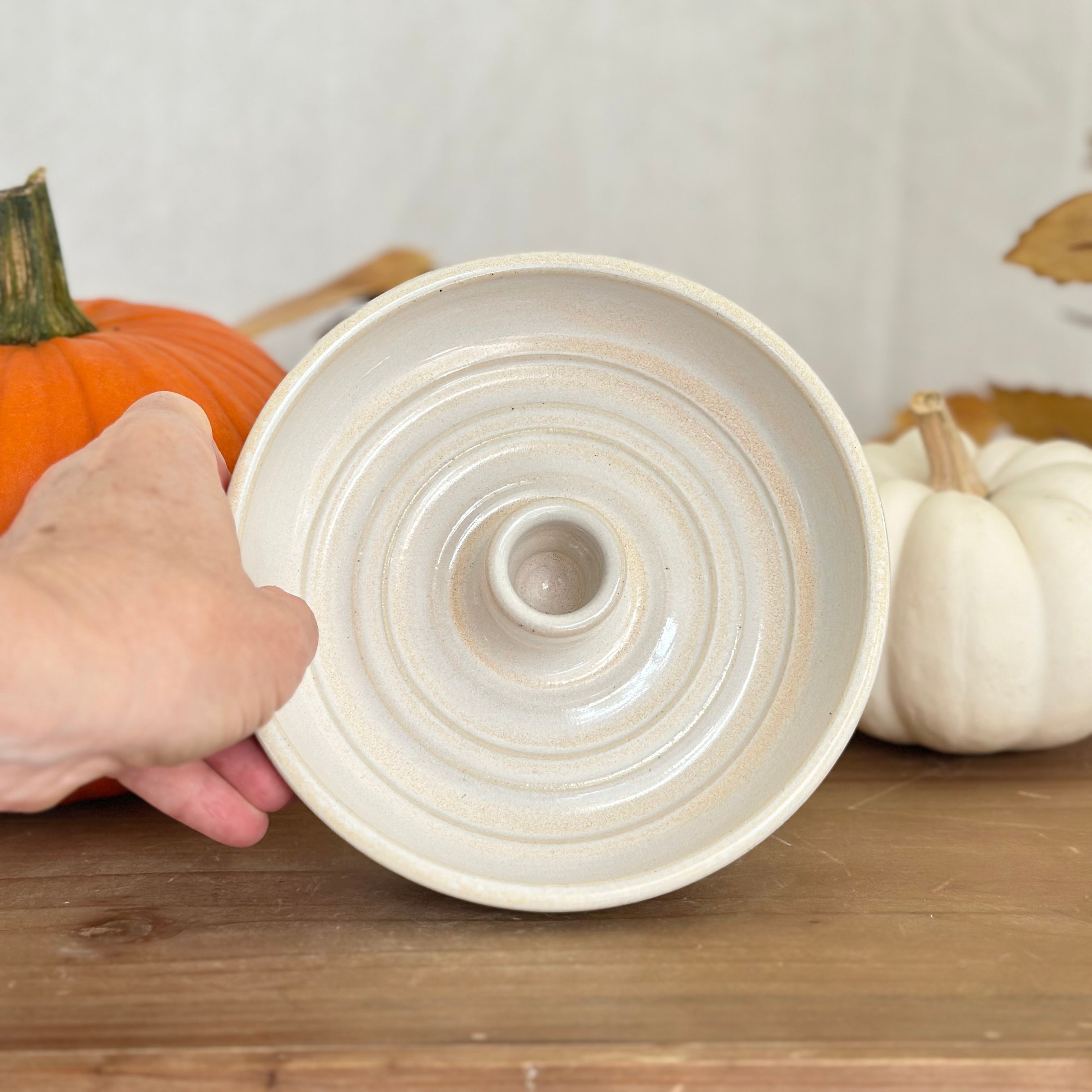 Candle Bowl - Linen