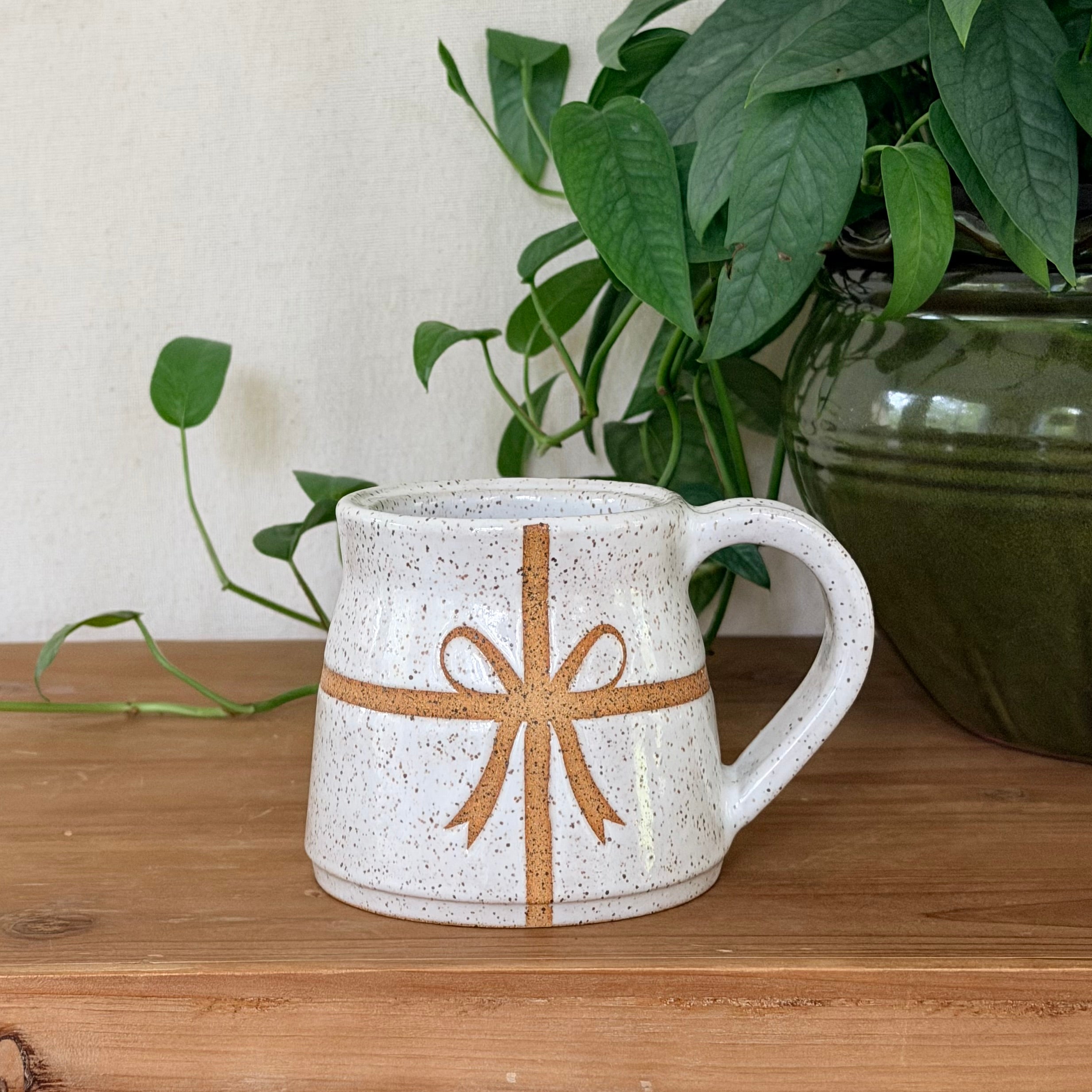 Mug - “A Line” Bow Mug, 10-12 oz.
