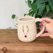 Mug: Reindeer with Gold Antlers, 14-16 oz.