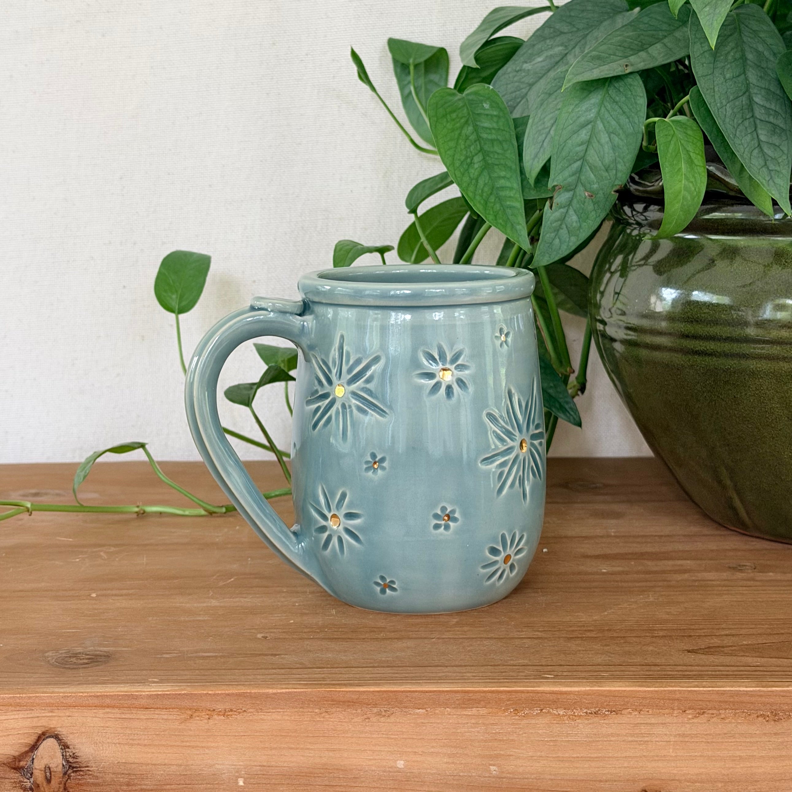 Mug - Daisies, 14-16 oz.