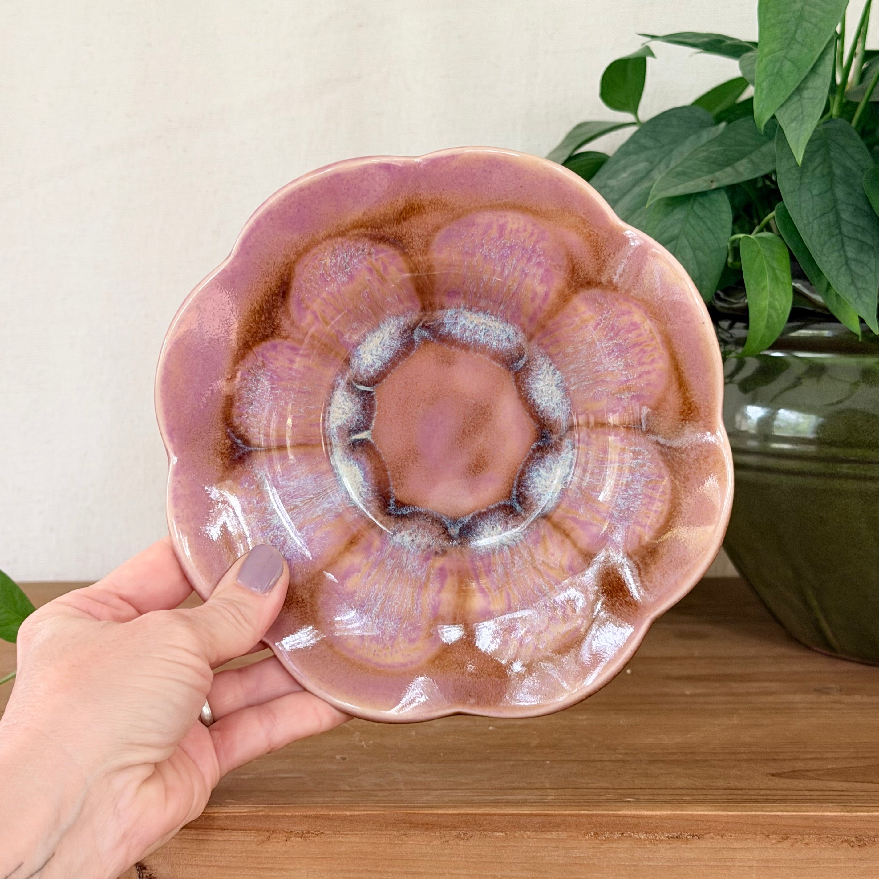 Bee Bowl with Stake- Honey Flower