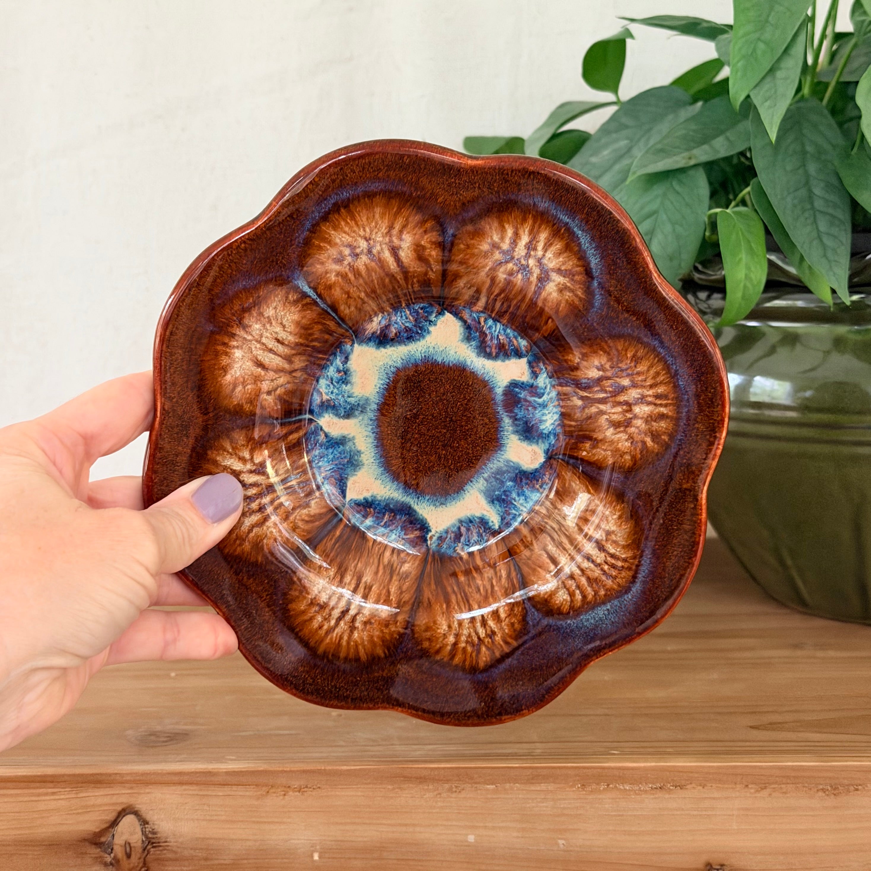 Bee Bowl with Stake - Wild Flower