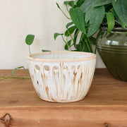 Herb Stripper / Garlic Grater Bowl - Birch