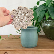 Petite Flower Frog Vase, 2 Piece