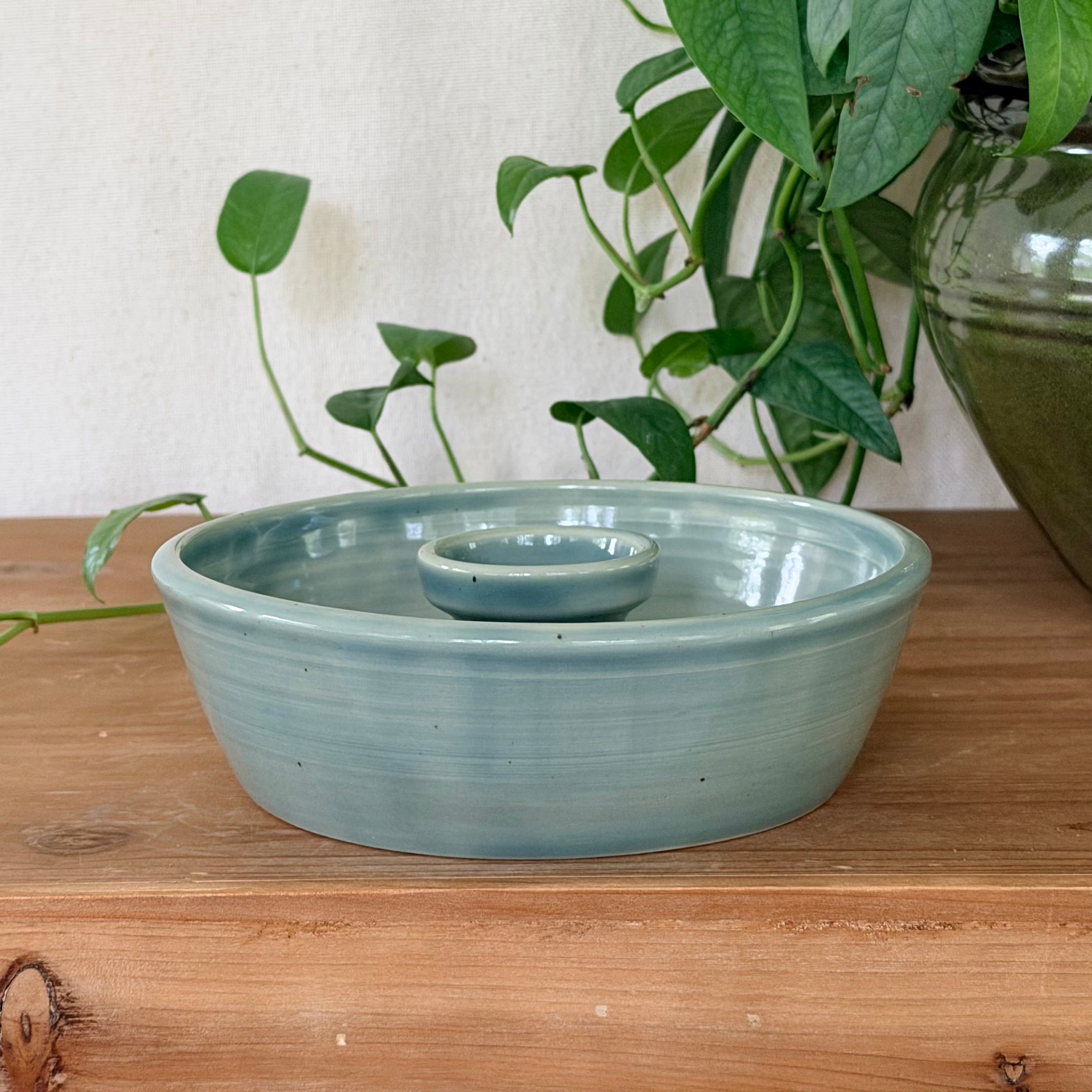 Candle Bowl - Sea Glass