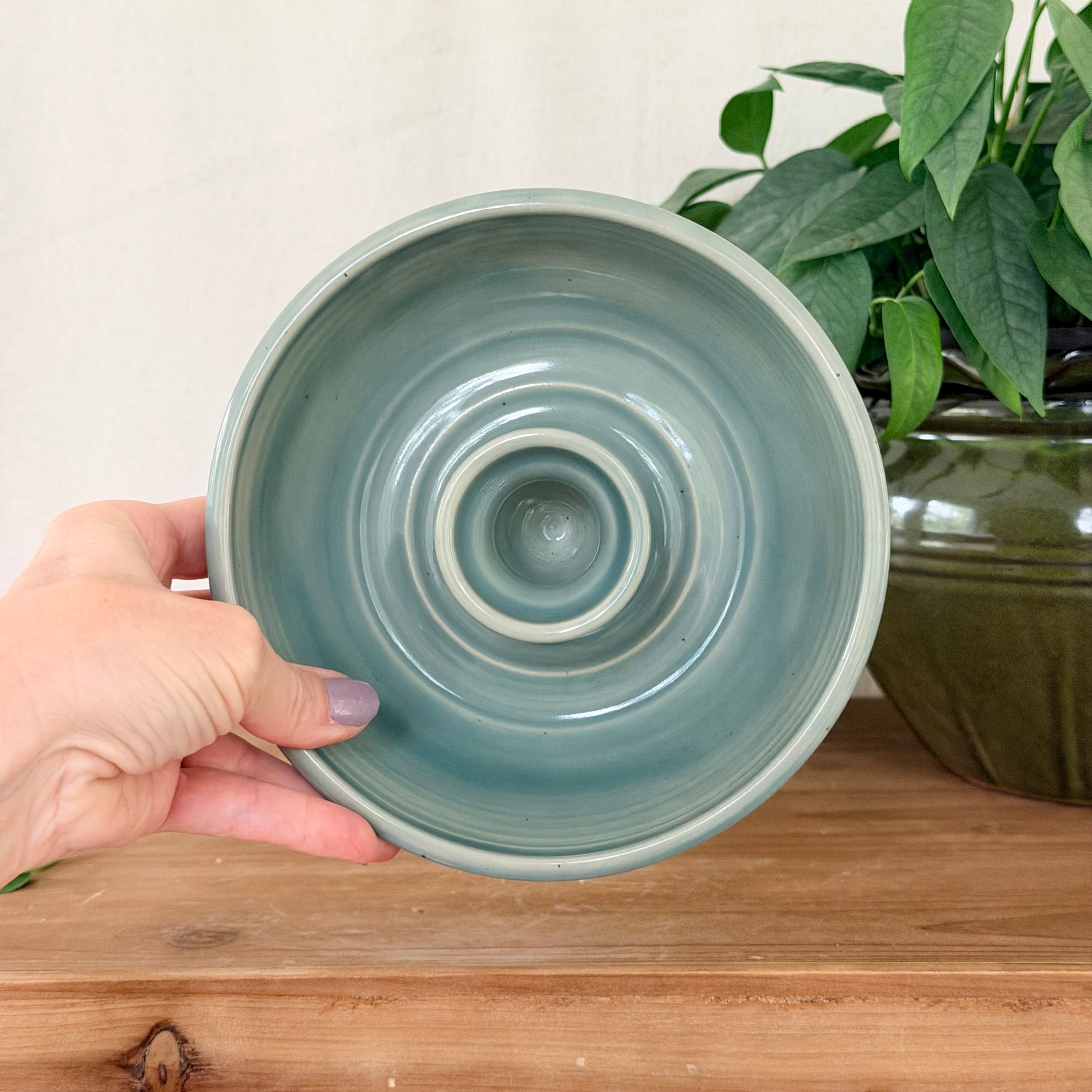 Candle Bowl - Sea Glass