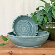 Serving Bowl Set, Sea Glass
