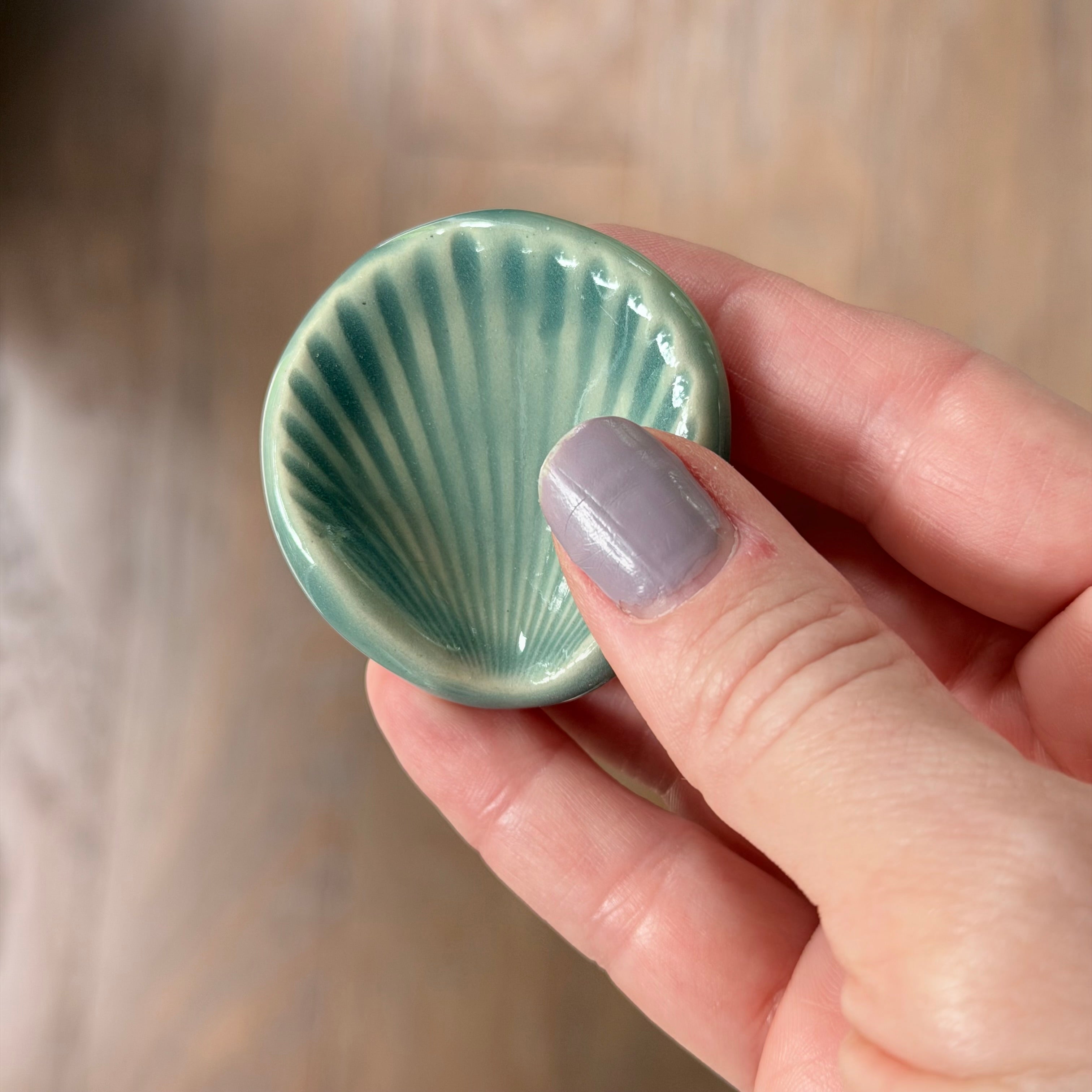 Worry Stone - Shell - Sea Glass