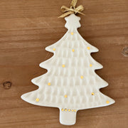 Ornament - Christmas Tree - White