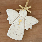 Ornament - Angel - Gold Star