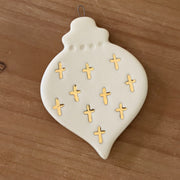 Ornament - Bauble w/ Crosses