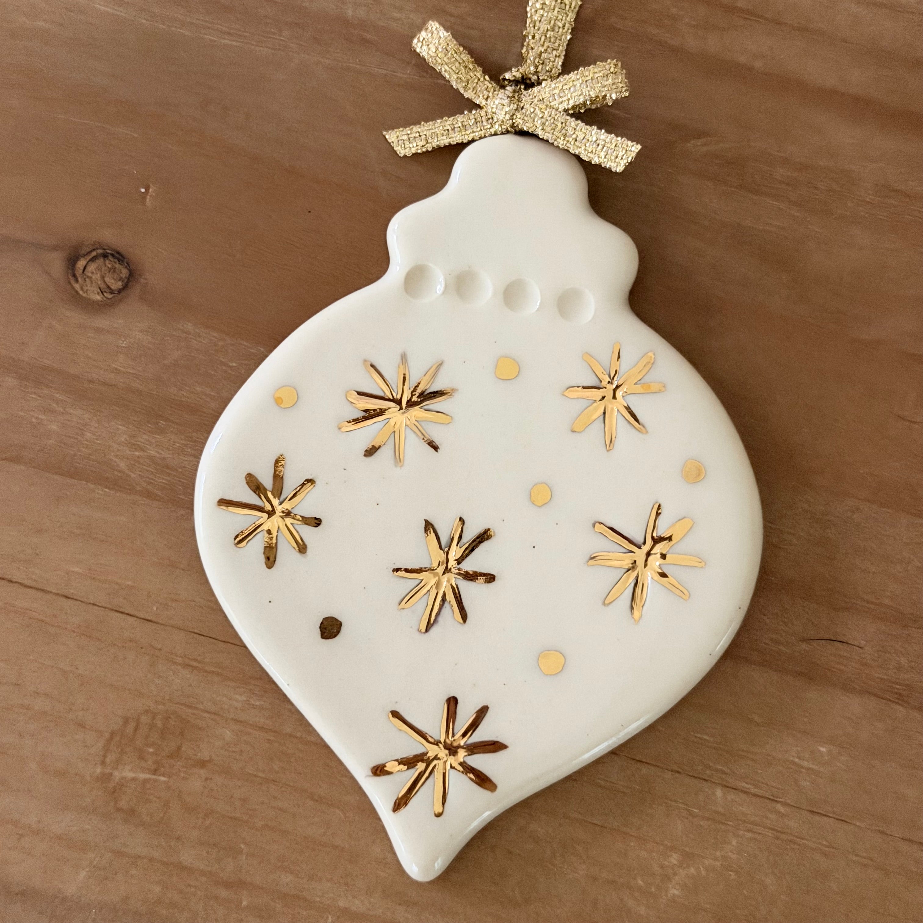 Ornament - Bauble w/ Stars and Dots
